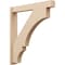 Ekena Millwork 5 1/2-in W x 34-in D x 38-in H Balboa Block Rough Cedar Woodgrain TimberThane Outlooker, Primed Tan OUTUR055X34X38BOA44RCPR - alternate 1